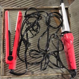 Straightener and wand